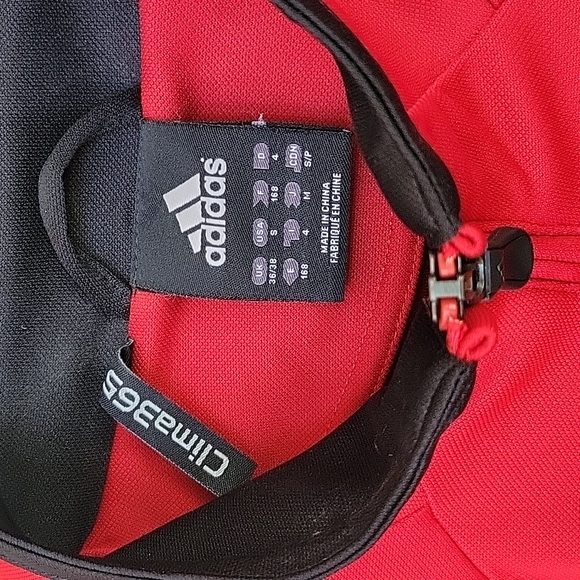 Red Adidas Zip-Up Jacket - Picture 4 of 7